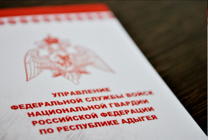 Свыше 300 нарушений правил оборота оружия выявила Росгвардия у недобросовестных владельцев в Адыгее