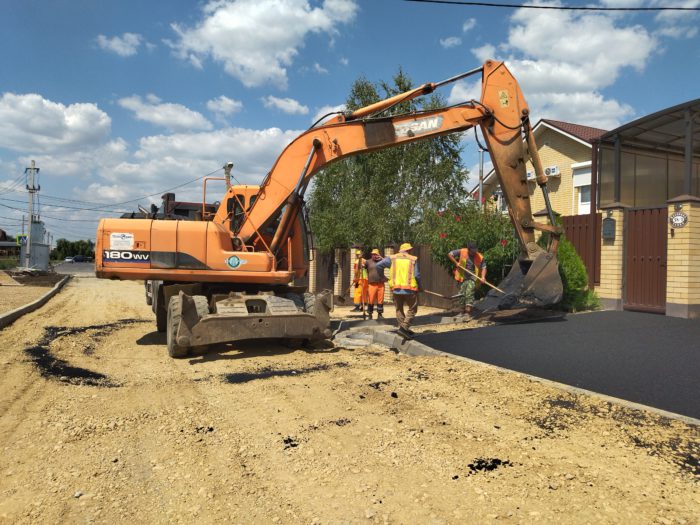 В поселке Яблоновском ввели в эксплуатацию обновленный участок автодороги