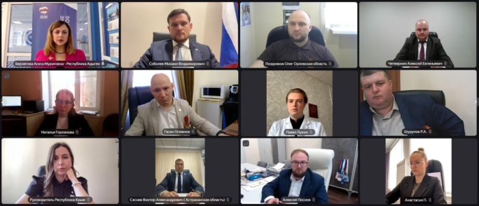 Асета Берзегова провела заседание Комитета по социальной политике и здравоохранению Палаты молодых законодателей при Совете Федерации